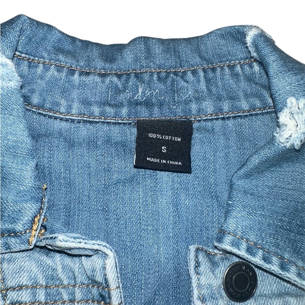 Denim Cropped Jacket - Picture 3 of 3